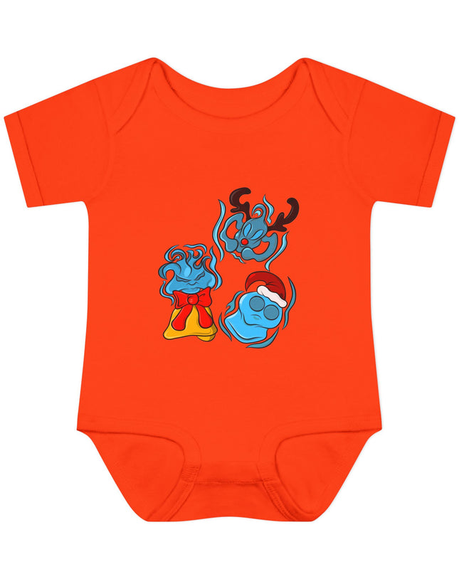 Xmas Will O Wisp - Infant Baby Rib Bodysuit