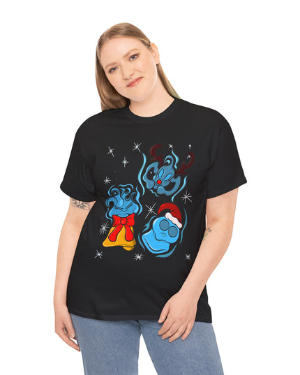 Twinkling Xmas Will O' Wisp - Adult Graphic Tee Shirt