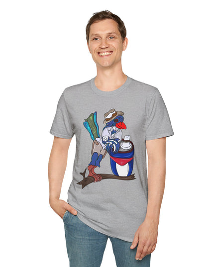 Mateo Armas the Cuban Trogon - Unisex Graphic Tee Shirt
