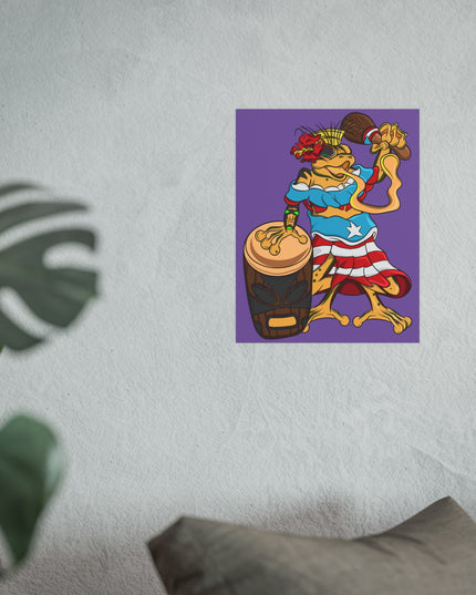 Puerto Rican Isabela Coqui - Satin or Matte Poster