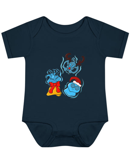 Xmas Will O Wisp - Infant Baby Rib Bodysuit