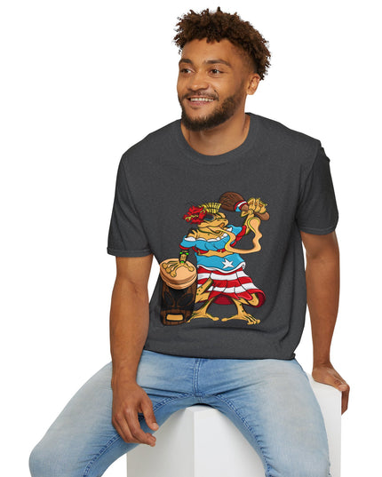 Unisex Graphic Tee Shirt - Puerto Rican Isabela Coqui