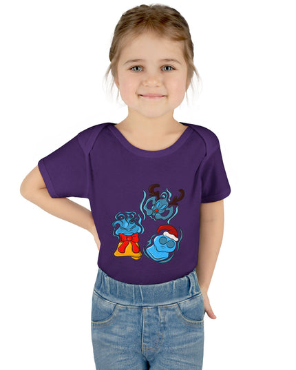 Xmas Will O Wisp - Infant Baby Rib Bodysuit