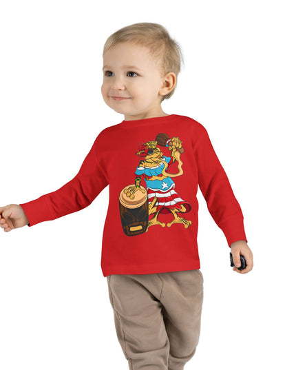 Toddler Long Sleeve Tee - Puerto Rican Isabella Coqui