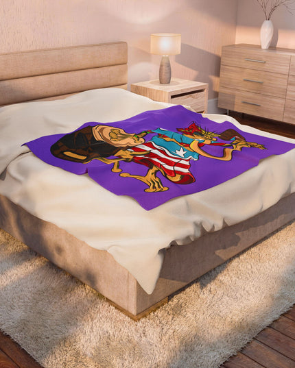 Puerto Rican Isabella Coqui - Plush Blanket