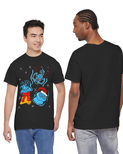 Twinkling Xmas Will O' Wisp - Adult Graphic Tee Shirt