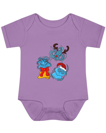 Xmas Will O Wisp - Infant Baby Rib Bodysuit