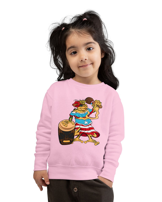 Puerto Rican Isabella Coqui Toddler Sweatshirt