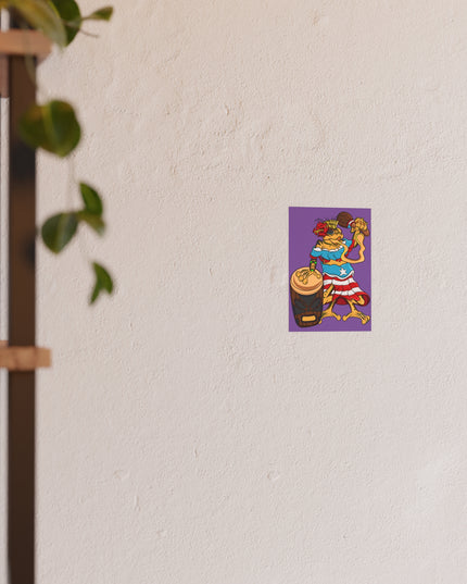 Satin or Matte Poster - Puerto Rican Isabela Coqui