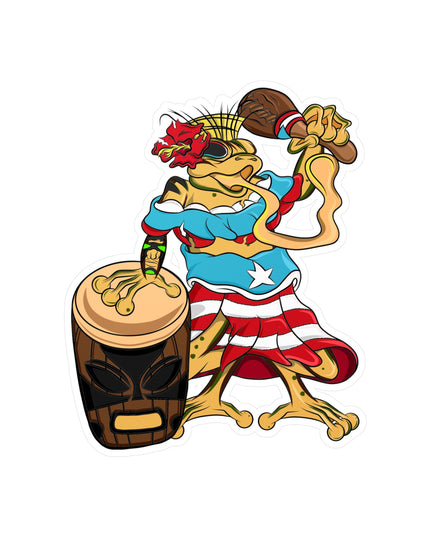 Puerto Rican Isabella Coqui - Kiss-Cut Vinyl Decal Sticker