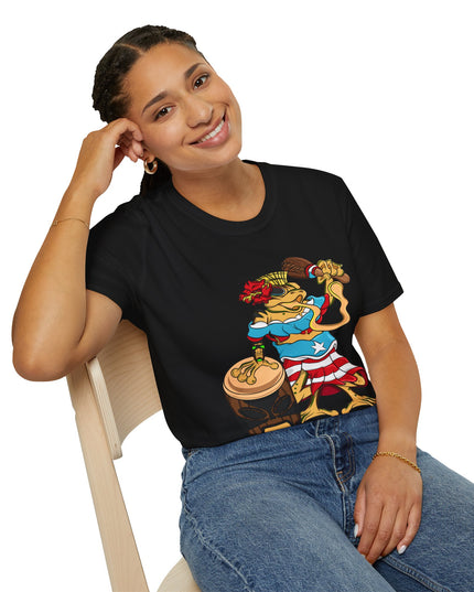 Unisex Graphic Tee Shirt - Puerto Rican Isabela Coqui