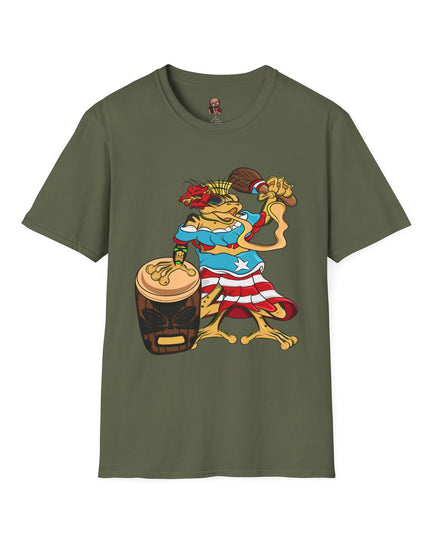 Unisex Graphic Tee Shirt - Puerto Rican Isabela Coqui